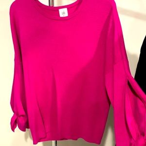 Cabi hot pink sweater